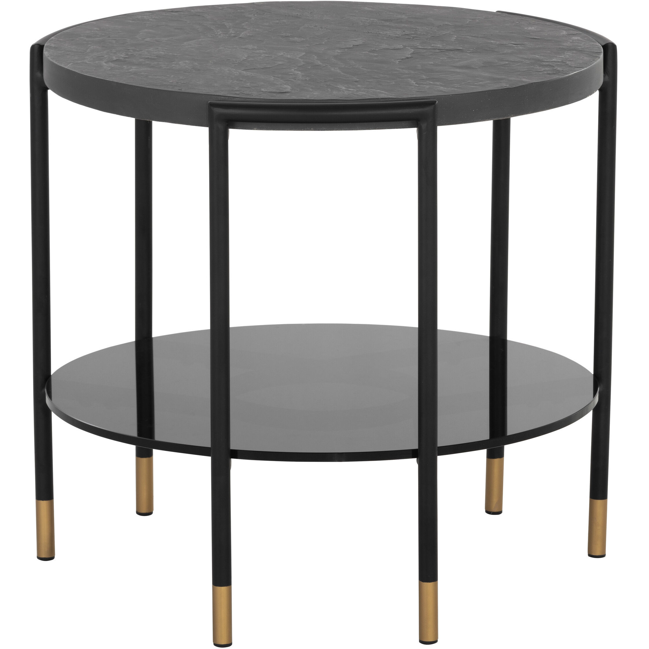 Zuma 23.5 X 21.5 inch Black Outdoor Side Table